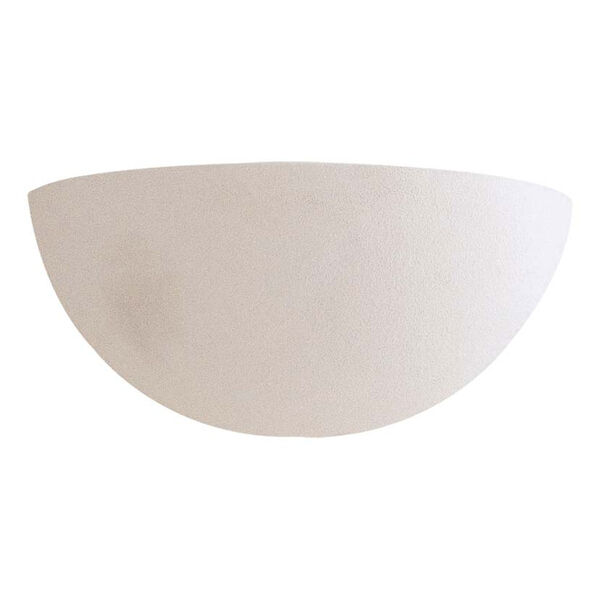 White Ceramic One-Light Wall Sconce, image 1
