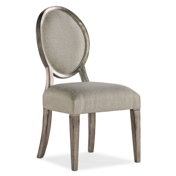 Sanctuary Champagne Oval Side Chair, image 1