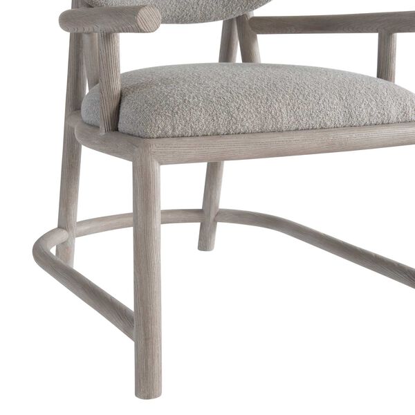 Trianon Light Gray and Natural Arm Chair, image 5