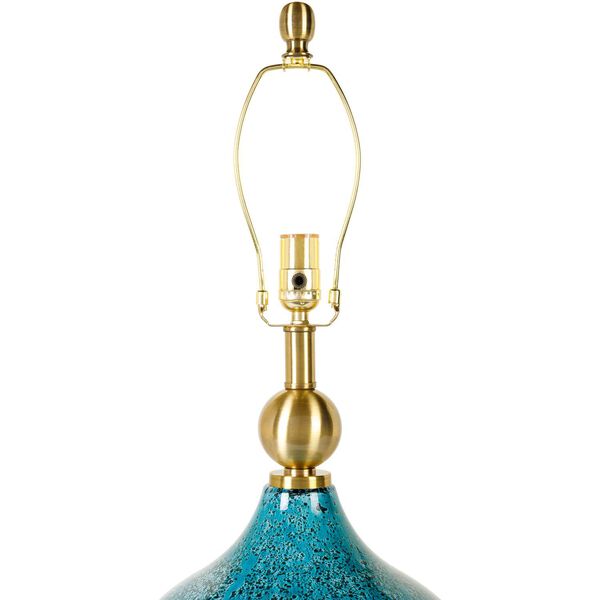 Cleveleys Blue One-Light Table Lamp, image 3