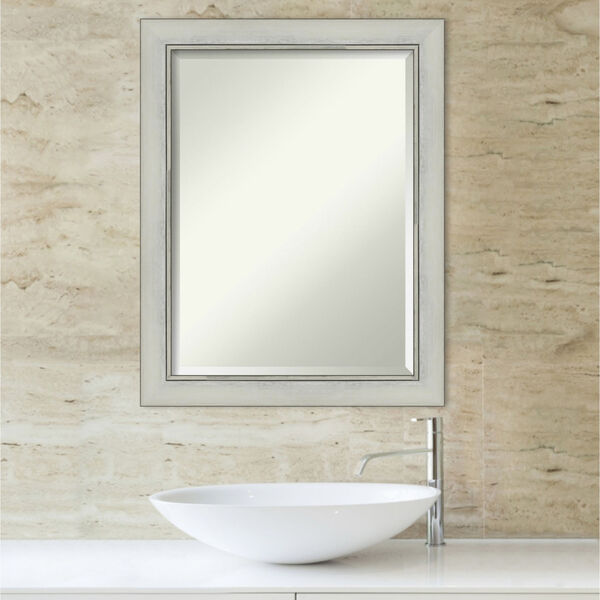 Flair Silver 22W X 28H-Inch Bathroom Vanity Wall Mirror, image 5