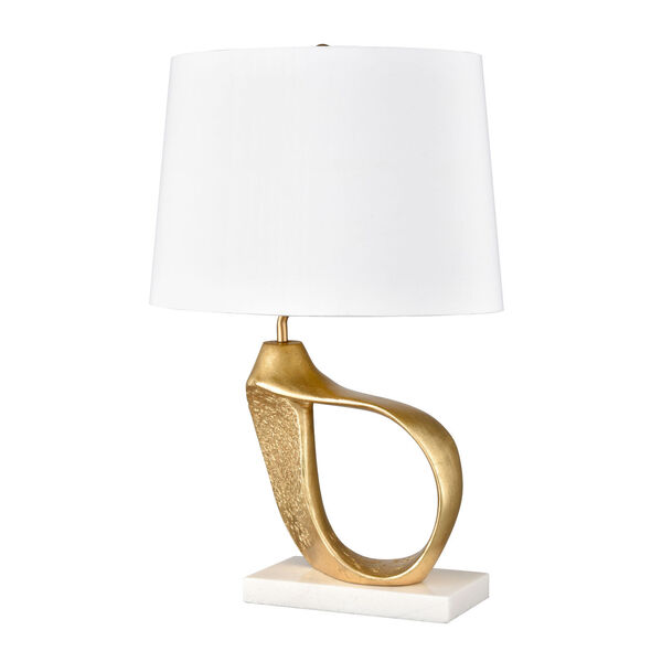 Aperture Gold Leaf One-Light Table Lamp, image 2