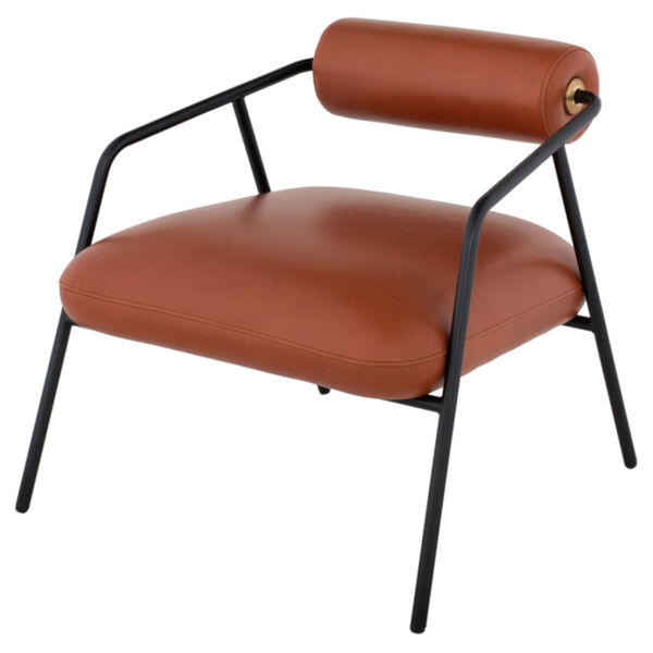 Cyrus Brown and Dark Gray Occasional Chair, image 1