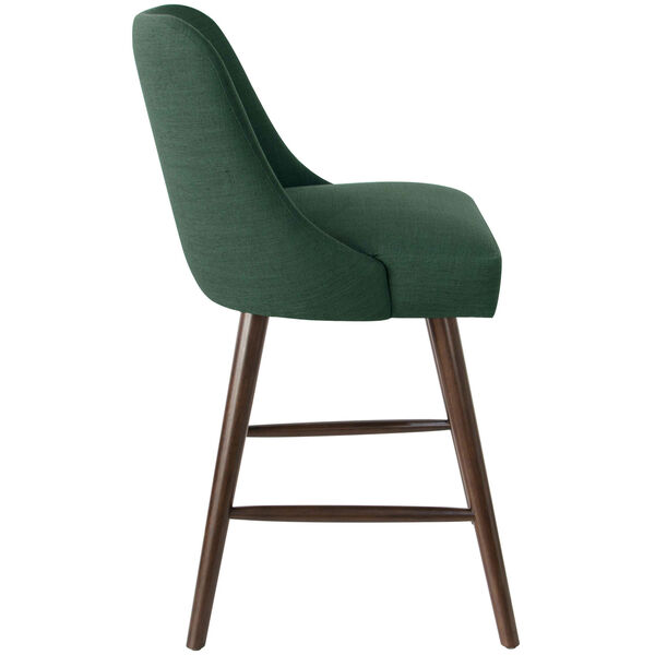 Linen Conifer Green 38-Inch Counter Stool, image 3
