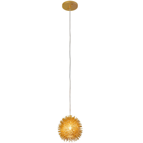 Urchin Gold 6-Inch One-Light Mini Pendant, image 2