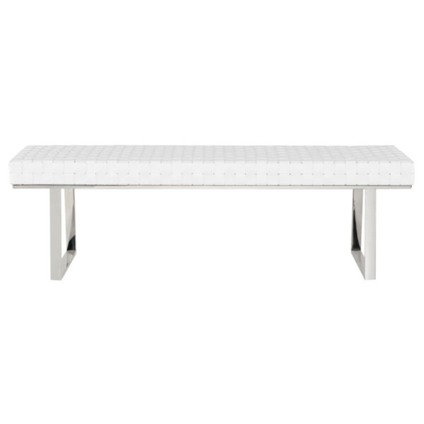 Karlee White and Silver Bench, image 2