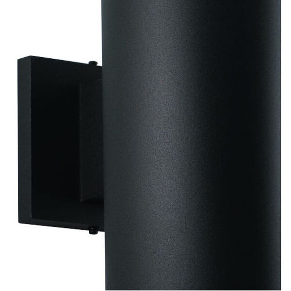 Nicollet Textured Black Two-Light Outdoor Wall Mount, image 3