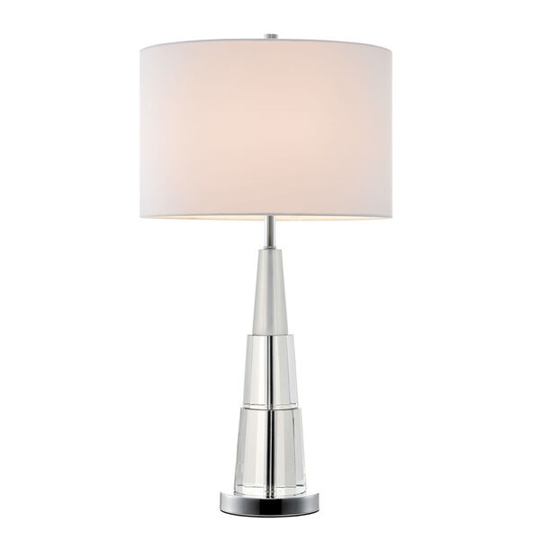 Astrid Crystal White One-Light Table Lamp, image 1