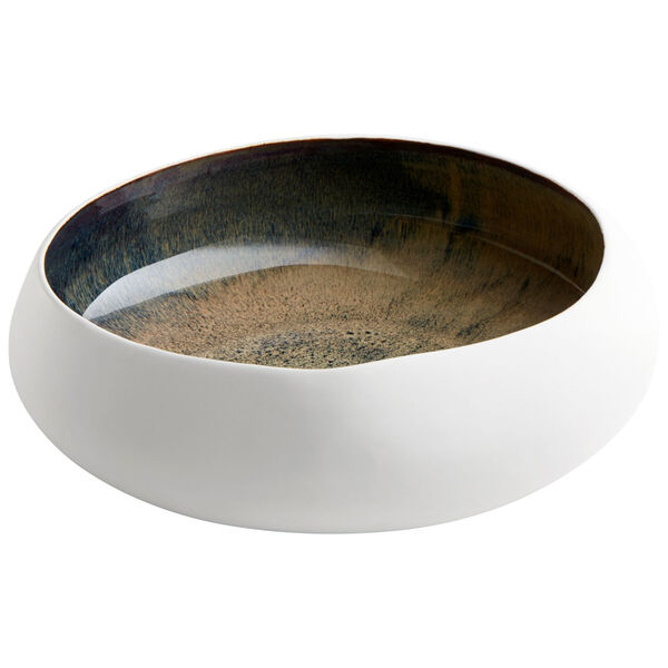 White and Oyster 13-Inch Bowl, image 1