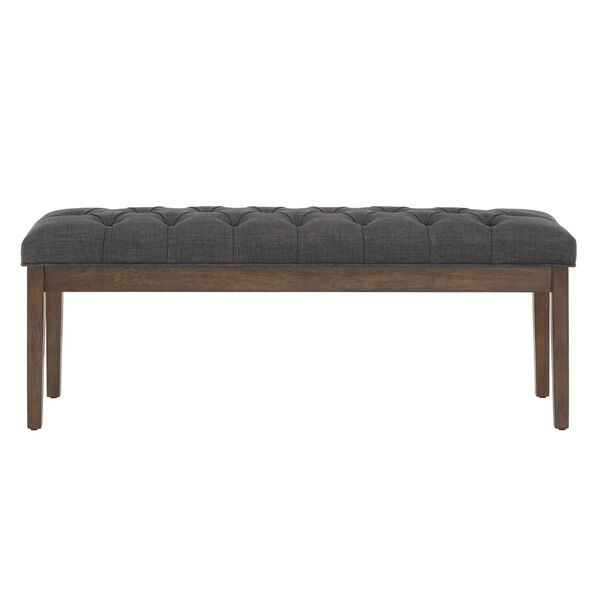 Amy Gray Tufted Reclaimed Uphlstered Bench, image 2
