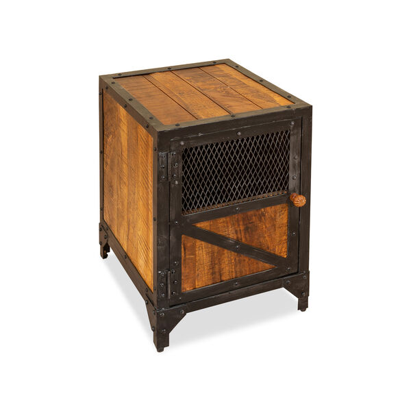 Everest Tawny and Black Nightstand, image 1
