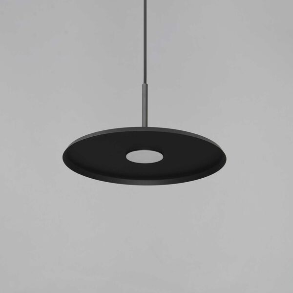 Berliner Black 14-Inch LED Suspension Pendant, image 4