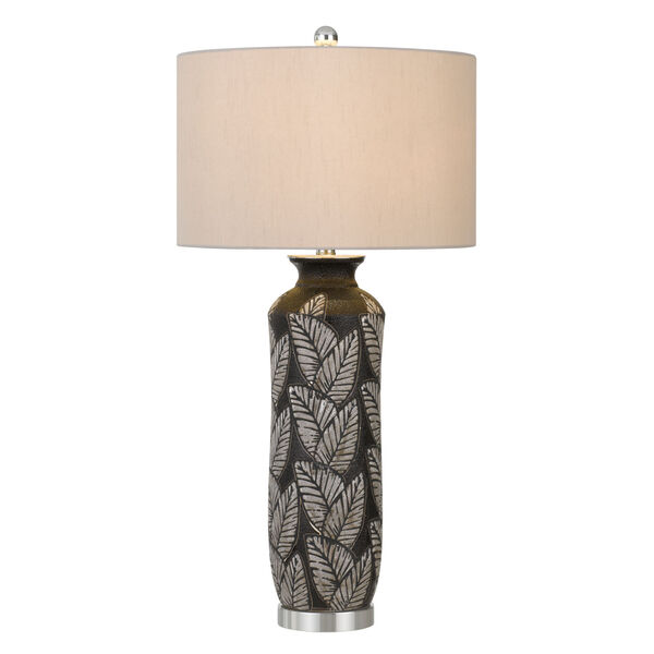 Shiloh Black and Gray One-Light Table Lamp, image 3