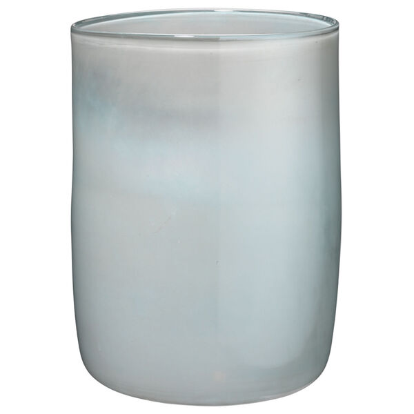 Vapor Metallic Opal 10-Inch Glass Vase, image 1