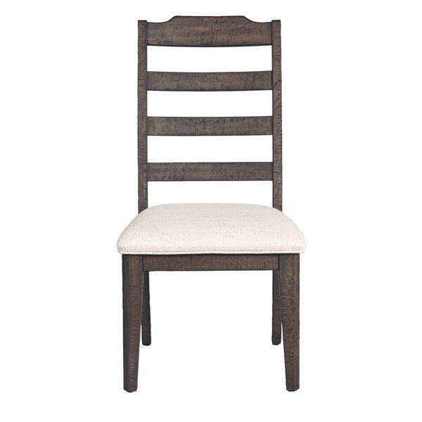 Sawmill Distressed Espresso Ladder Back Dining Side Chair, image 2