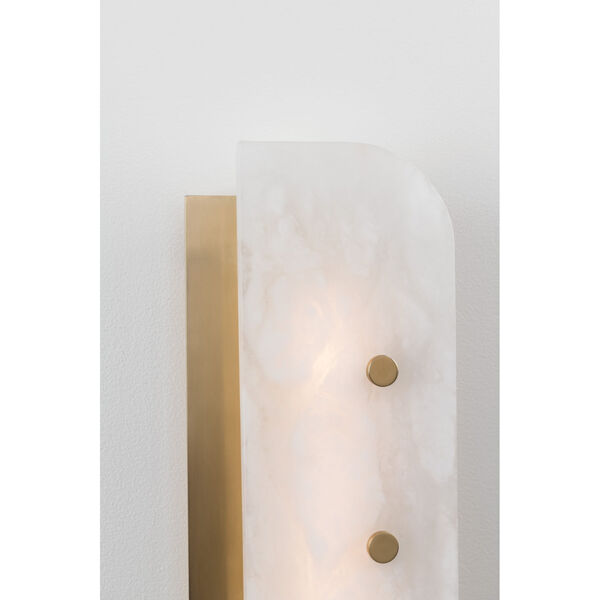 Yin and Yang Aged Brass LED 5.5-Inch Wall Sconce, image 2