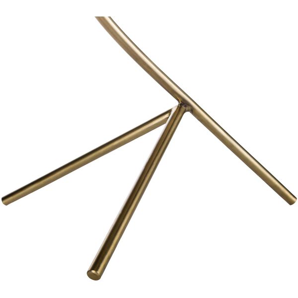 Ula Brass, White One-Light Table Lamp, image 3