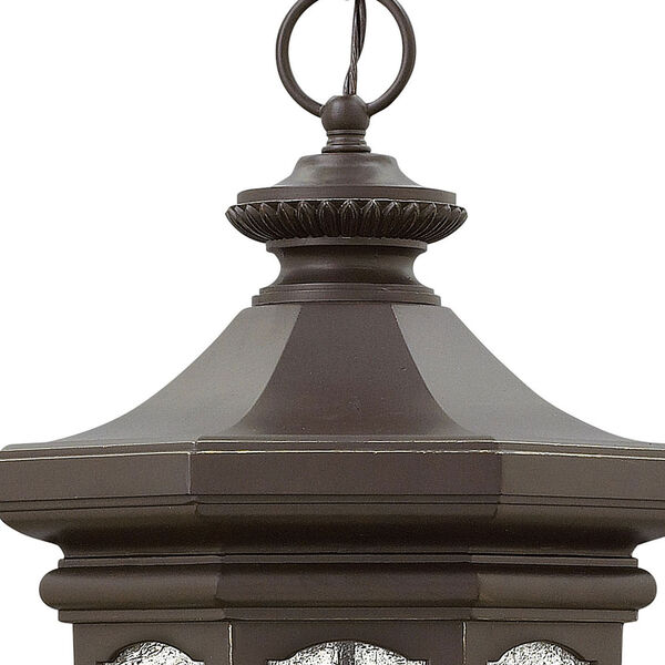 Raley Oil Rubbed Bronze 12-Inch Four-Light Outdoor LED Hanging Pendant, image 3