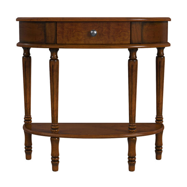Mozart Demilune Console Table with Storage, image 2
