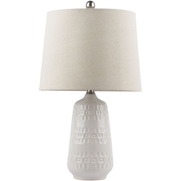 Nyack White and Beige Table Lamp, image 1