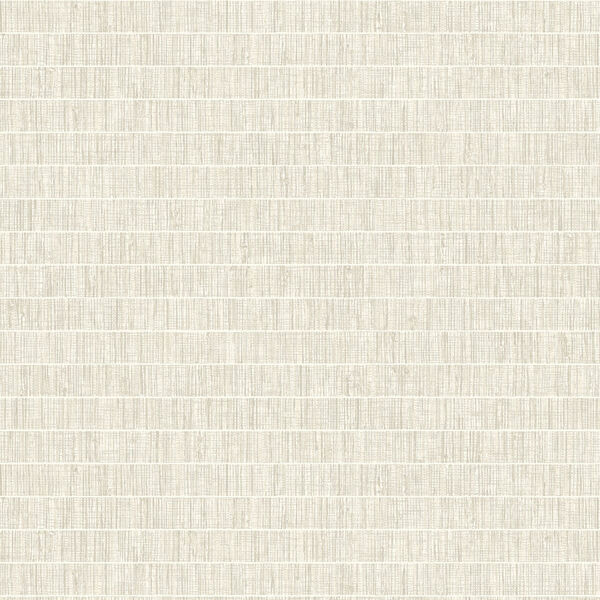 More Textures Off White and Beige Grass Band Unpasted Wallpaper, image 2