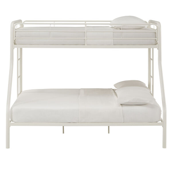Brandy White Twin Over Full Bunk Bed, image 2