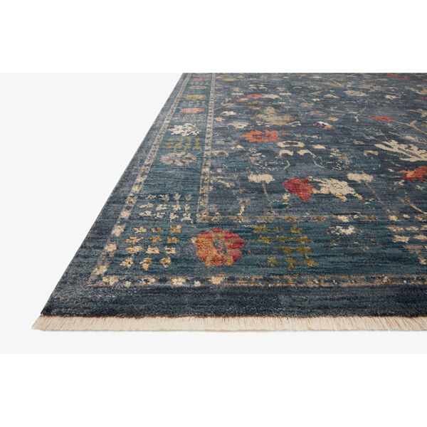 Giada Denim and Multicolor Rectangle: 7 Ft. 10 In. x 10 Ft. Rug, image 2