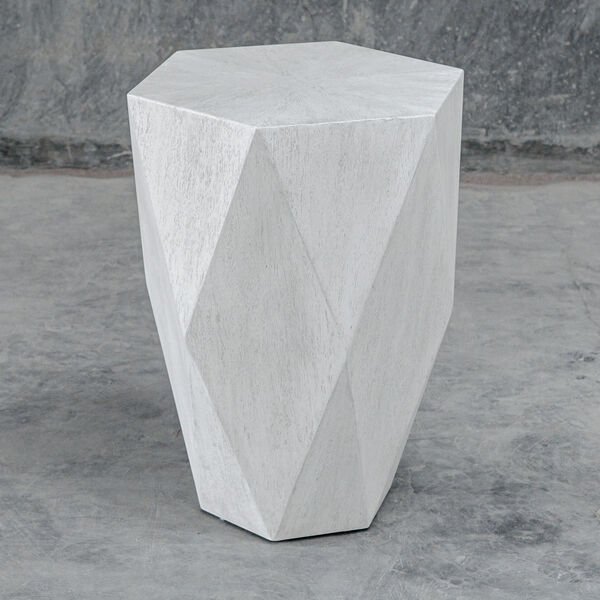 Volker White Ceruse Side Table, image 2