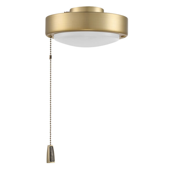 Satin Brass LED Fan Light Kit, image 1