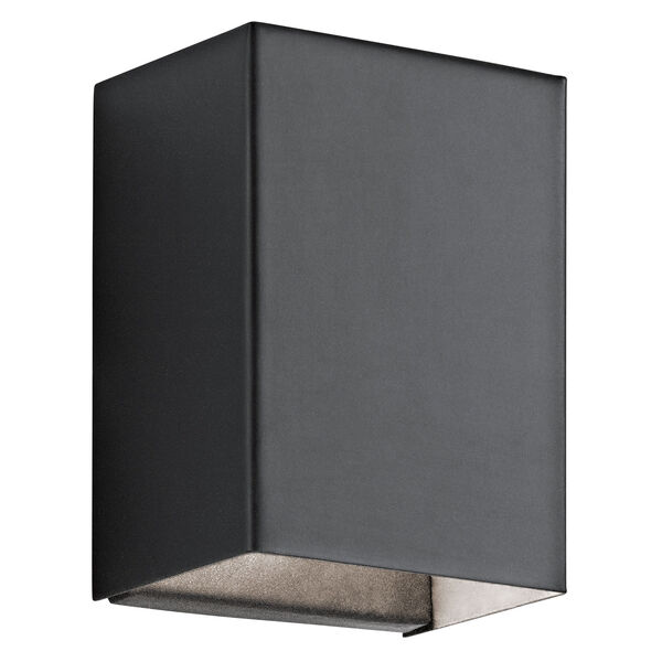 Walden Textured Black LED Outdoor Wall Sconce, image 1