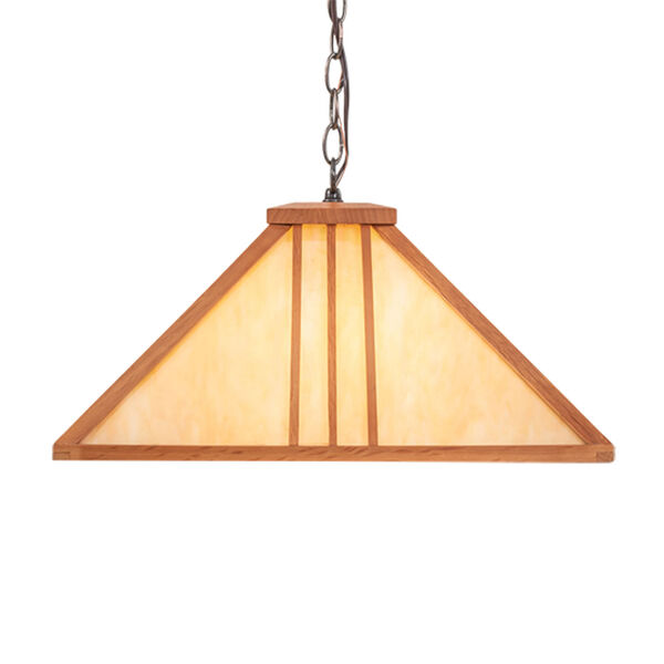Forestwood Bronze and Beige Three-Light Pendant, image 5