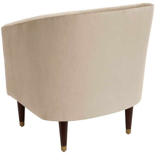 Velvet Pearl 32-Inch Tufted Tub Chair, image 4