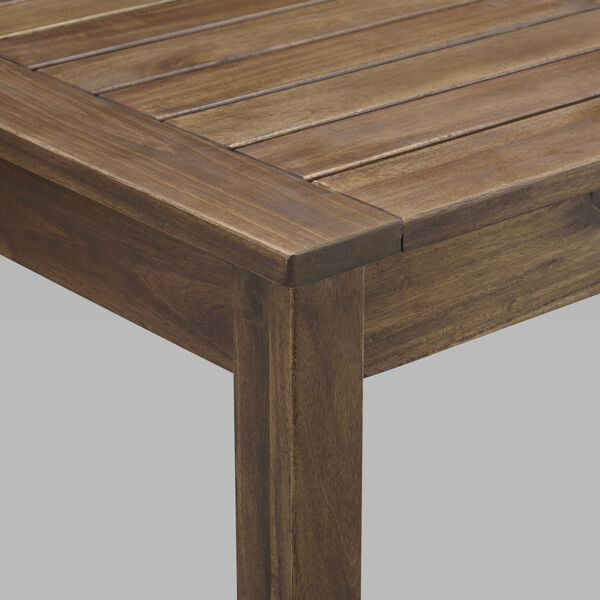 Dark Brown Outdoor Counter Height Table, image 2
