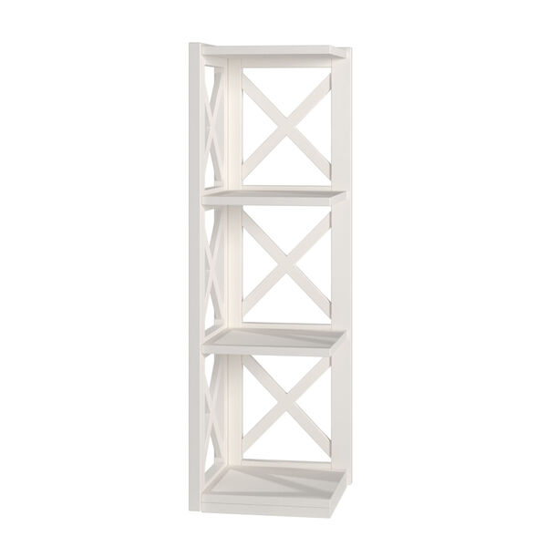 Tanya White X-Frame Three-Shelve Bookcase, image 2