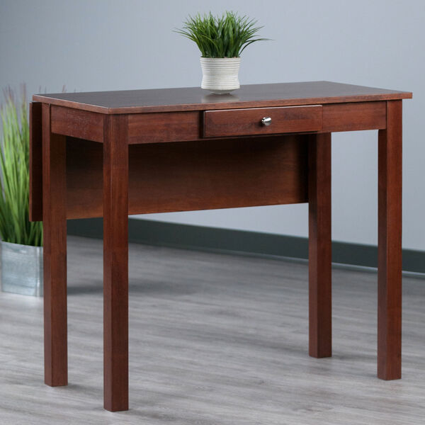 Perrone Walnut High Table with Drop Leaf, image 2