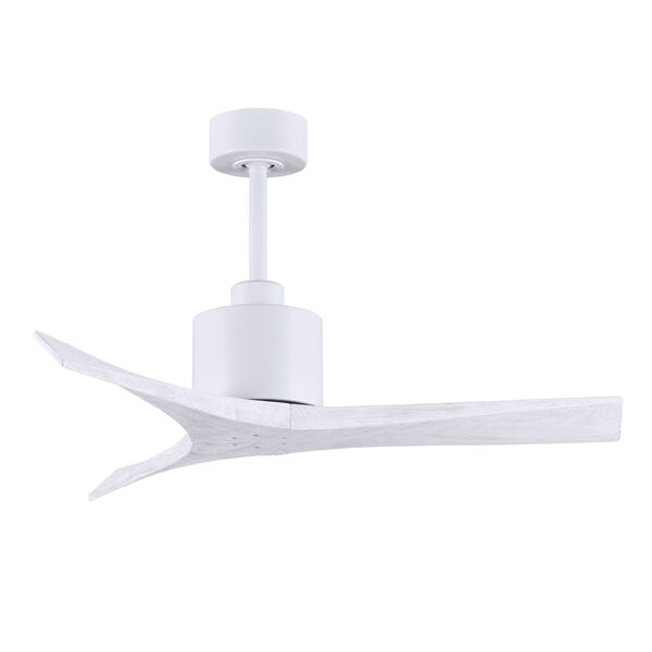 Mollywood Matte White 42-Inch Outdoor Ceiling Fan with Matte White Blades, image 4
