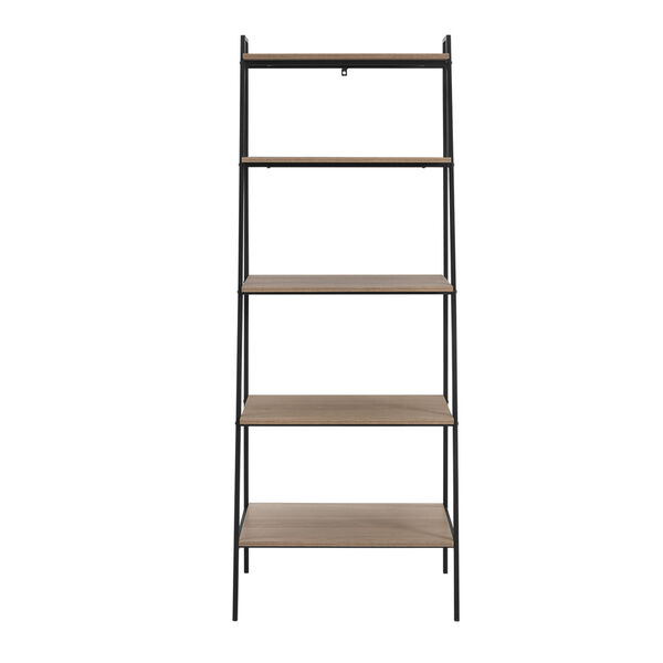 Mocha Ladder Bookcase, image 3