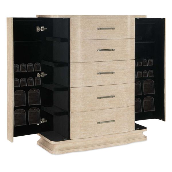 Nouveau Chic Sandstone Chest with Drawers, image 2