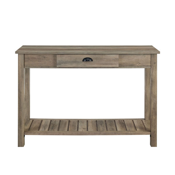 48-Inch Country Style Entry Console Table - Gray Wash, image 5