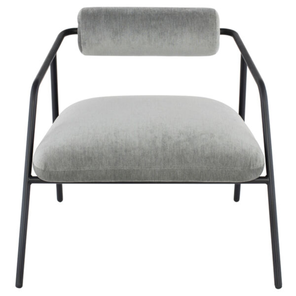 Cyrus Limestone and Black Occasional Chair, image 2