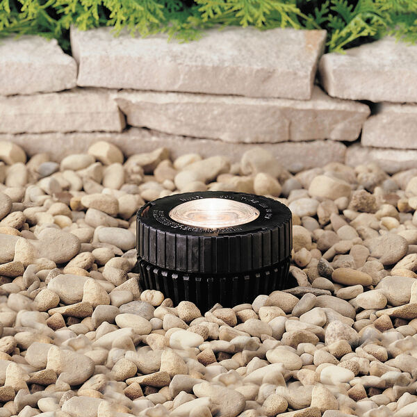 Black 4-Inch One-Light Landscape In-Ground Accent Fixture, image 1