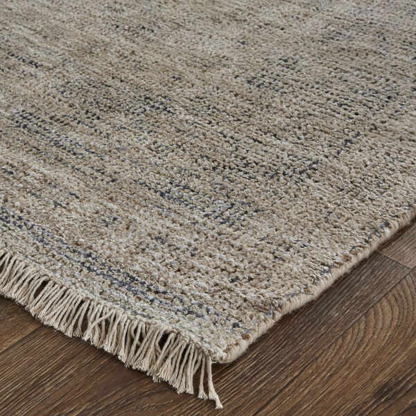 Caldwell Vintage Space Dyed Wool Tan Gray Rectangular: 3 Ft. 6 In. x 5 Ft. 6 In. Area Rug, image 3