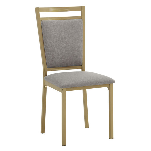 Homehills Stacy Gold And Gray 20 Inch, 20 Inch Outdoor Dining Chairs