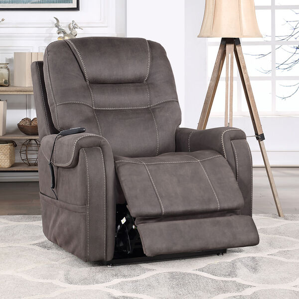 Brisbane Grey Power Lift Chair with Heat, image 4