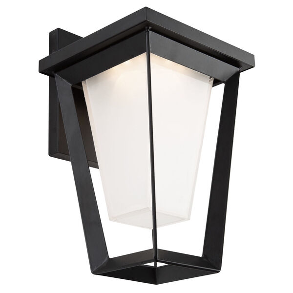 Waterbury Black Eight-Inch LED Outdoor Wall Light, image 2