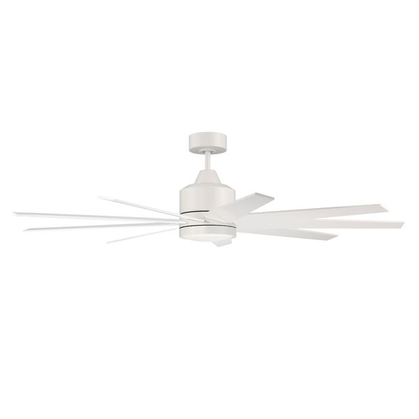 Champion Matte White 60-Inch LED Ceiling Fan, image 1