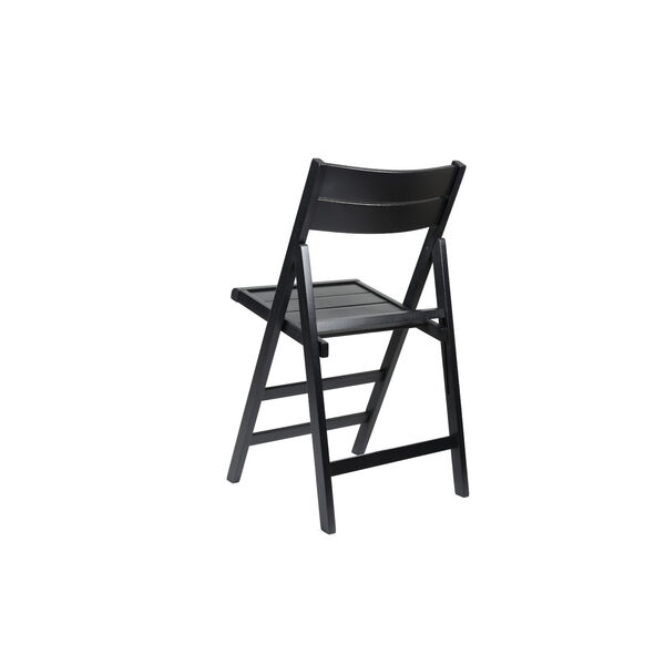 Rinaldo Black Stain  Folding Chair, Set of Two, image 4