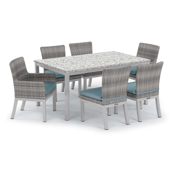 Argento Ice Blue Outdoor Side Chair, Set of Two, image 5