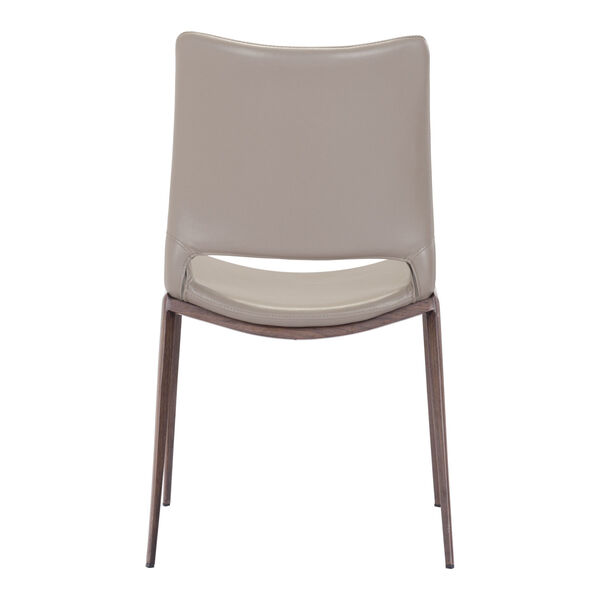 Ace Gray and Dark Brown Dining Chair, Set of Two, image 5