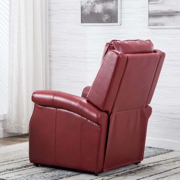 Lehman Red Traditional Lift Chair, image 4
